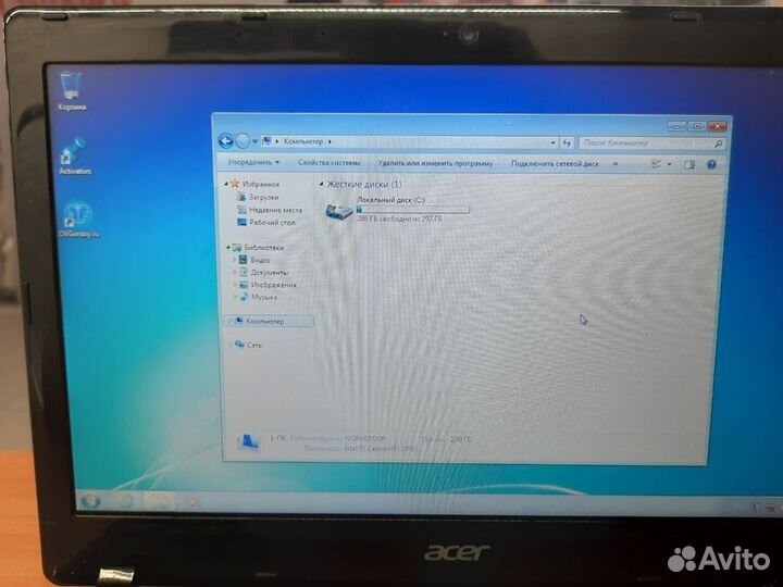 Ноутбук Acer B113 (Cel 887/3gb/320gb HDD) Гарантия