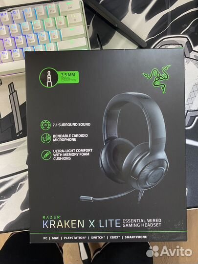 Игровые наушники razer