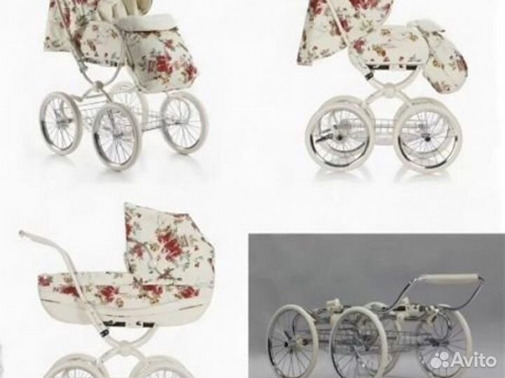 Коляска Geoby Lux C605 Ретро