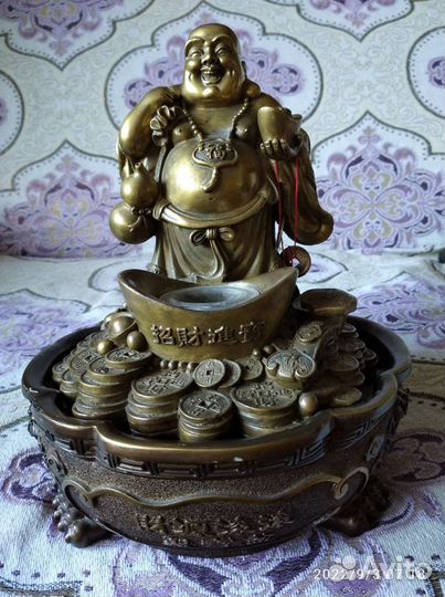 Фен-шуй. Хотей. Бронза. Богатство. Статуэтка