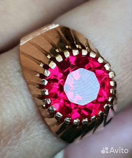 Винтаж. Золотое кольцо с советской пломбой (СССР)