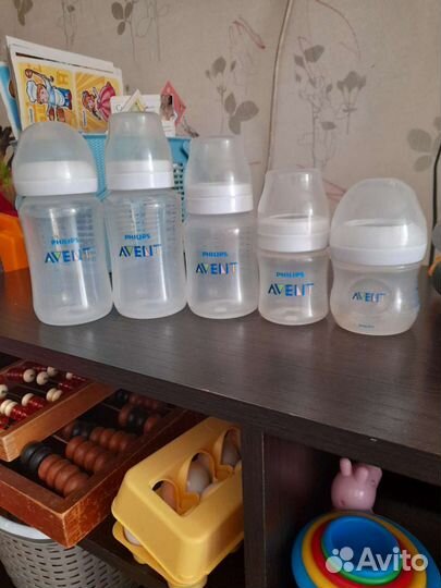 Бутылочки для кормления avent
