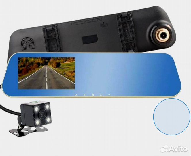 Видео регистратор зеркало 3в1