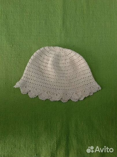 Панамка для девочки, связанная крючком