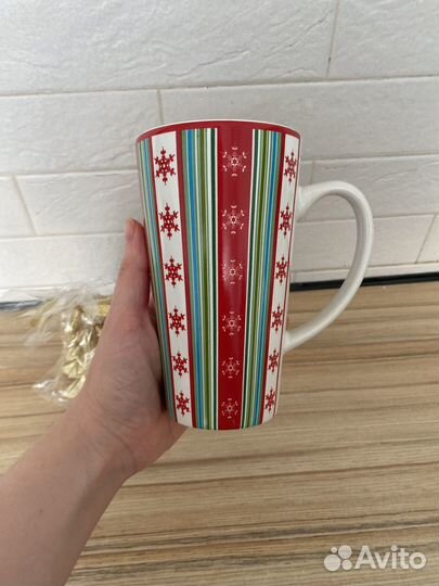 Новая новогодняя кружка и Свечка в форме Елки