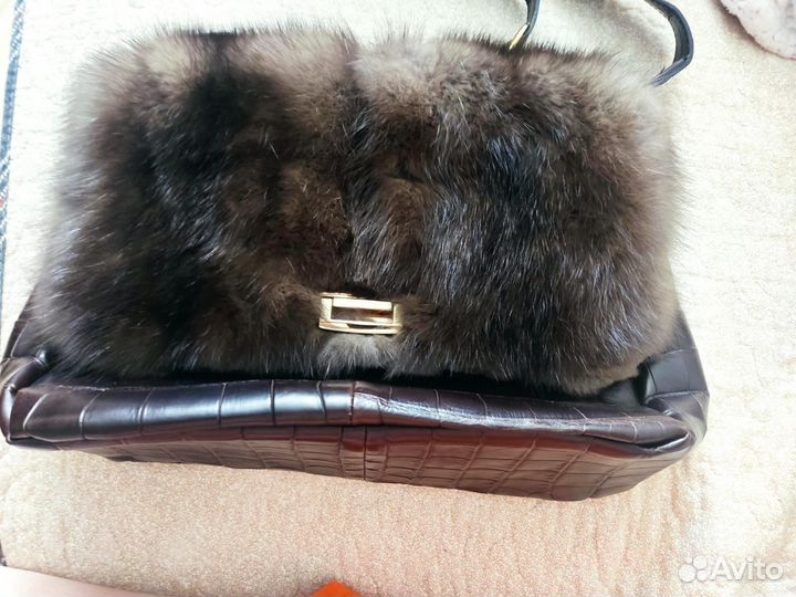 Торг Сумка Braschi соболь кожа новая
