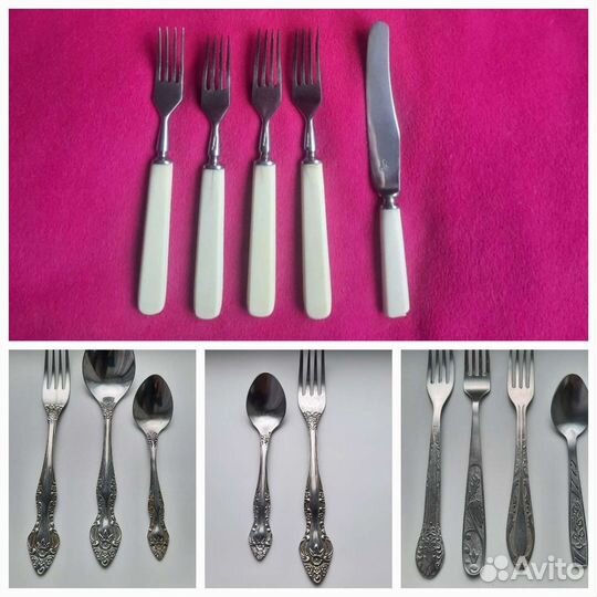 Вилки и ложки СССР нержавейка