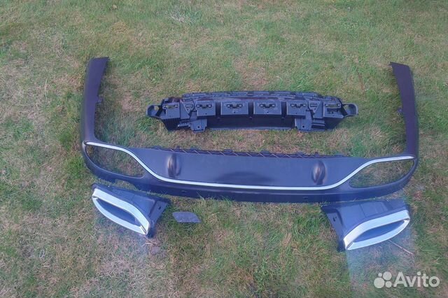 Насадка заднего бампера Mercedes cls c 257