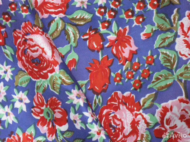 Шелк винтажный (большой отрез)