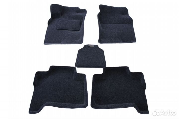 3Д коврики в салон на Тойоту Ленд Крузер Прадо 120