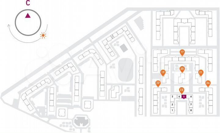 3-к. квартира, 55 м², 12/17 эт.