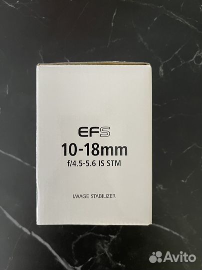 Объектив canon efs 10-18mm