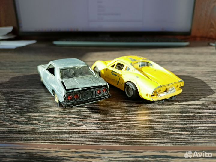 Tomica Dandy, 1/43, nissan skyline, Ferrari dino