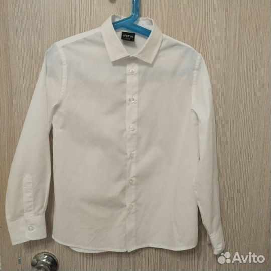 Белая рубашка для мальчика 122