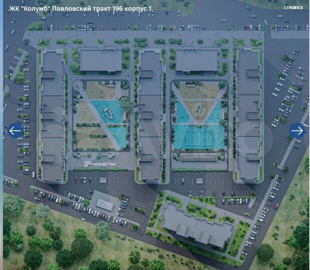 1-к. квартира, 33,6 м², 3/10 эт.