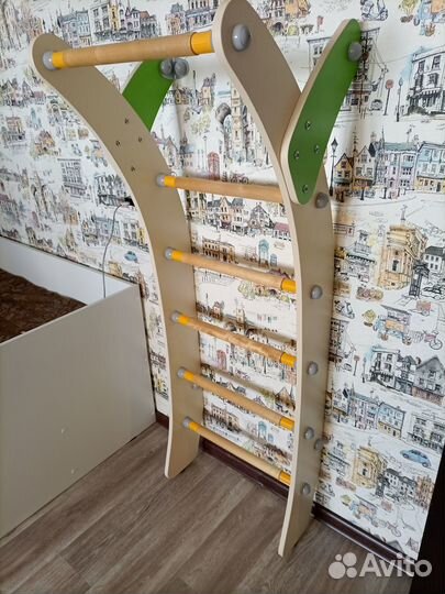 Детская шведская стенка деревянная