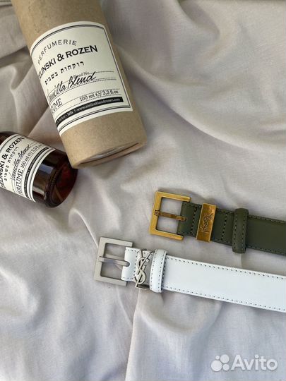 Ремень натуральная кожа YSl