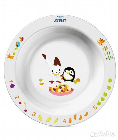 Тарелка Avent Philips 12 мес+ 450 мл