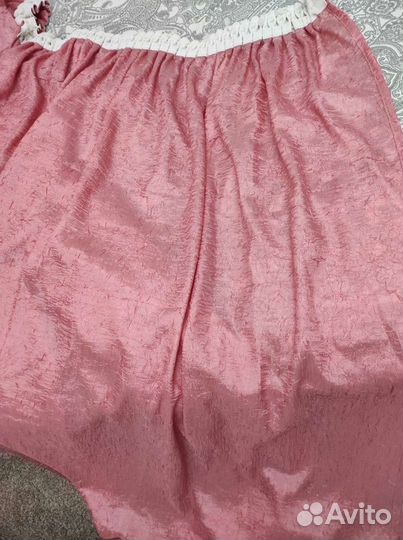 Шторы Икеа 270*160 розовые персиковые