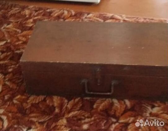 Чемодан деревянный, антик