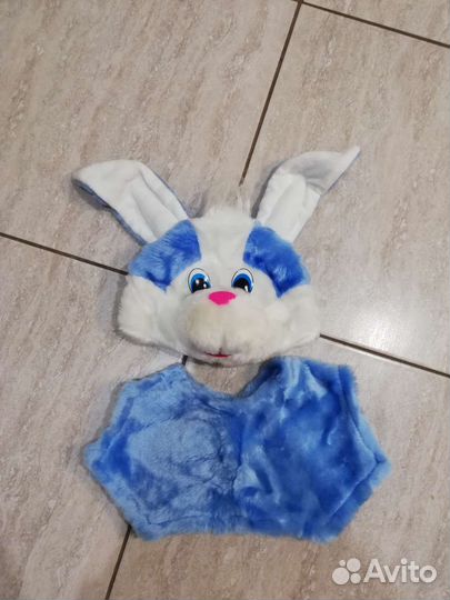 Новогодний костюм зайчика 98