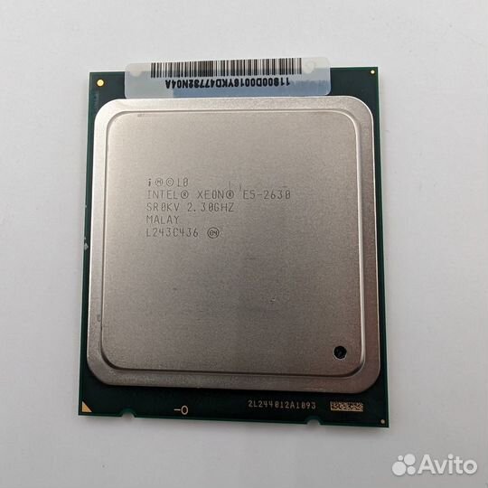 Процессор Intel Xeon E5-2630 6 cores, 2.30 GHz