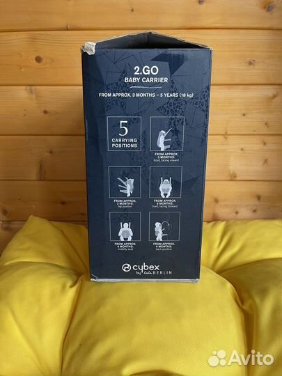 Переноска кенгуру cybex 2.go