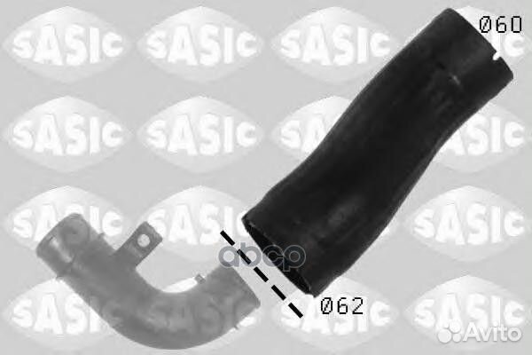 Патрубок нагнетаемого воздуха 3330027 Sasic