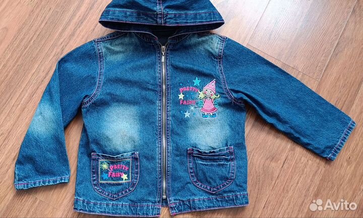 Джинсовая куртка для девочки