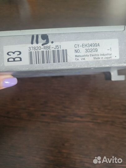 Блок управления двигателя Honda accord 7