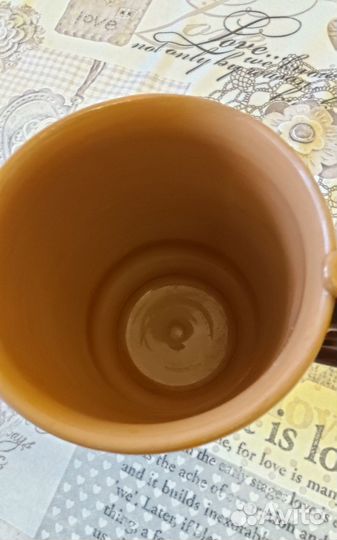 Кружка керамическая СССР новая 1 л