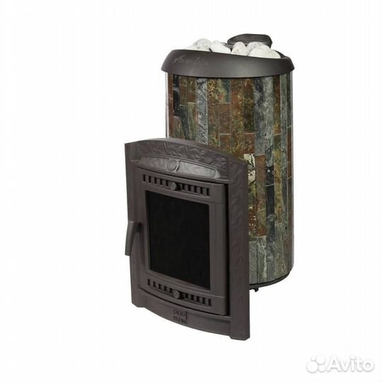 Печь Для Бани Атмосфера XL+ ктт ламели «Жадеит» на