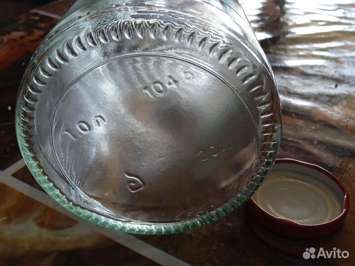 Стеклянная бутылка 1 л