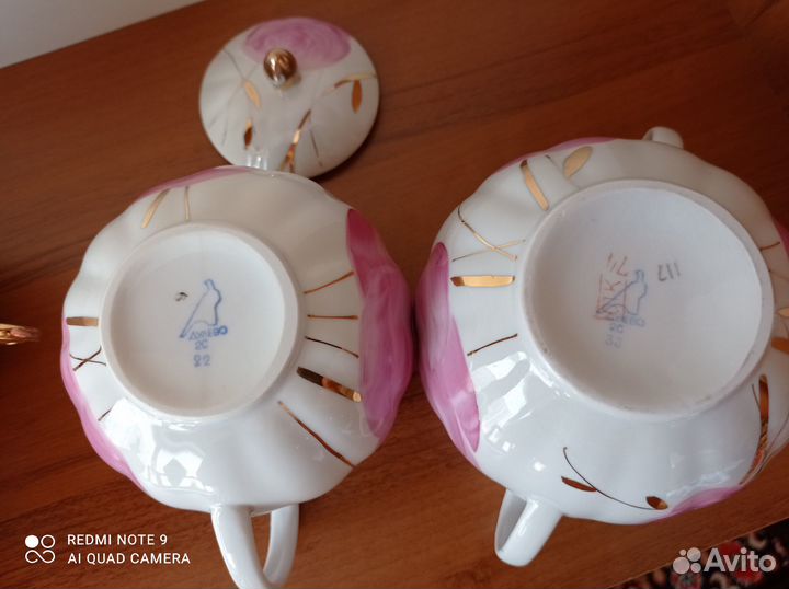 Чайный сервиз Розовые розы Дулево