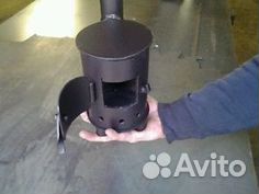 Печь мини.аналог буржуйки.новая