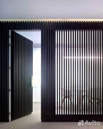 Межкомнатная перегородка из реек