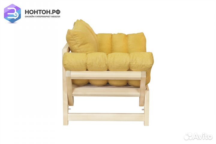 Диван кушетка Амбер-2 желтый