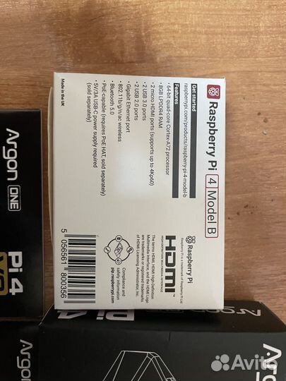 Raspberry 8 gb Argon one V2 ssd m2