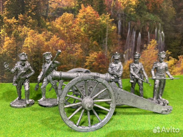 Оловянные солдатики русские пушкари 1812 миниатюры купить в Москве ...