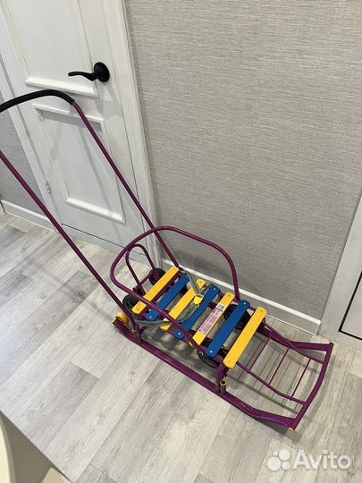 Детские санки на колесах Тимка 5 Универсал