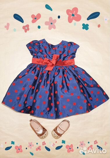 Рост 68-74 Выходное праздничное платье Mothercare