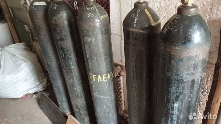 Баллон газовый для углекислоты бу, пустой