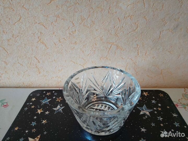Салатник хрустальный СССР