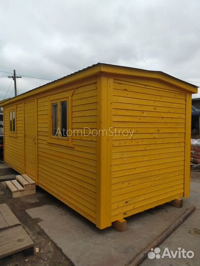 Бытовка деревянная утепленная с электрикой