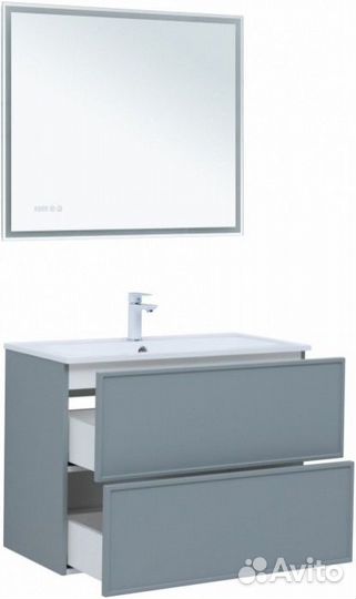 Мебель для ванной Aquanet Арт 90 мисти грин
