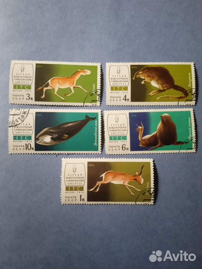 Марки мульт 8шт СССР цена за все