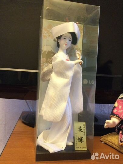 Куклы Япония Кабуки свадебная. Кукла на подушке