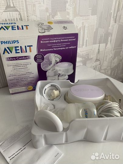 Молокоотсос avent электрический ultra comfort