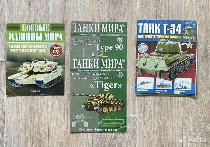 Журналы Модель танка, Боевые машины