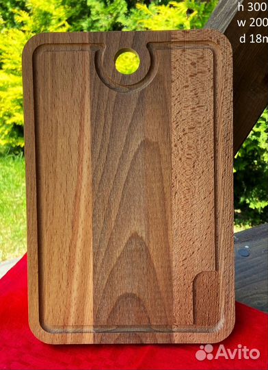 Доска разделочная кухонная из бука